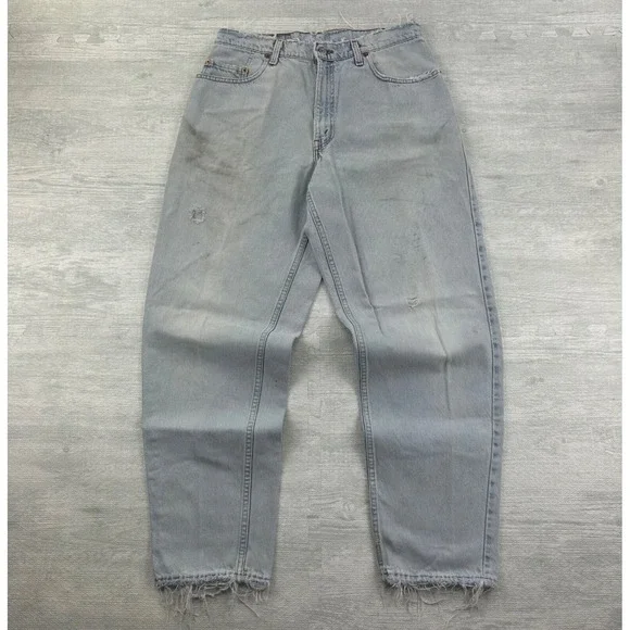 Vintage 90s Levi's 560 Jeans‎ Size 34x32 Blue Light Wash Denim Loose Fit Tapered