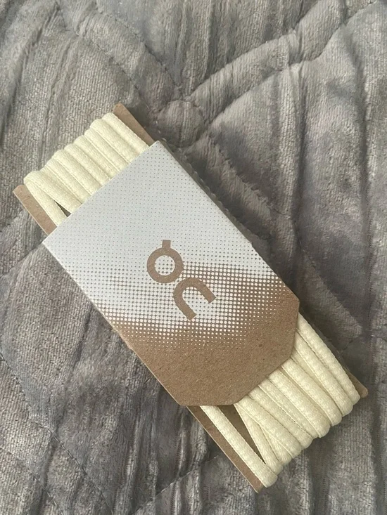 On Cloud Running Cream Athletic Shoe Laces