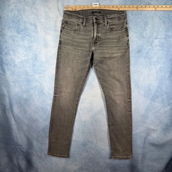 Lucky Brand 121 Slim Jeans Mens 31x32 Gray Stretch Denim Casual Pants