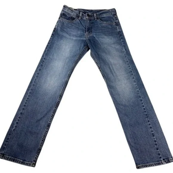 Levi's 505 Regular Fit‎ Jeans Men's 32x32 Medium Wash Straight Leg Denim