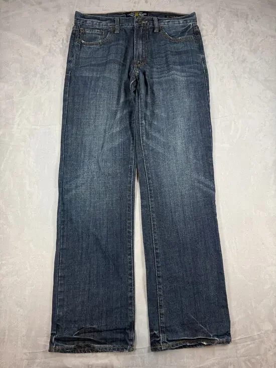Lucky Brand Men's 361 Vintage Straight Size 30x32 Blue Dark Wash Denim NWOT