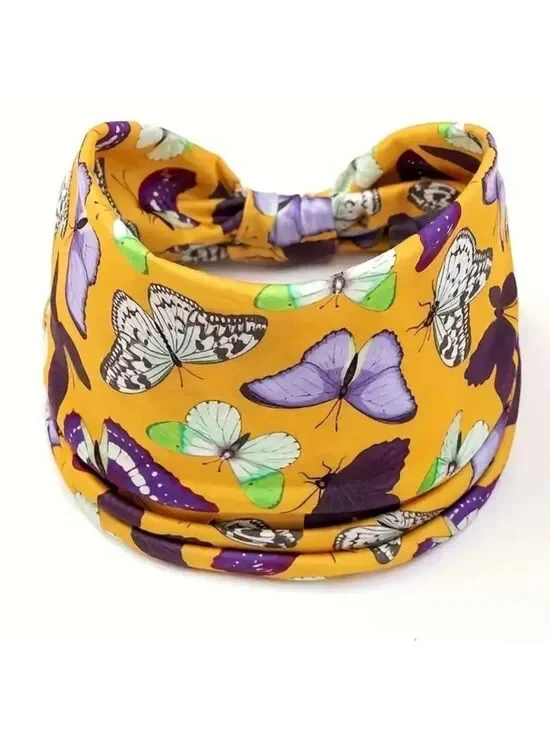 BUTTERFLY  Boho Multicolor Headband