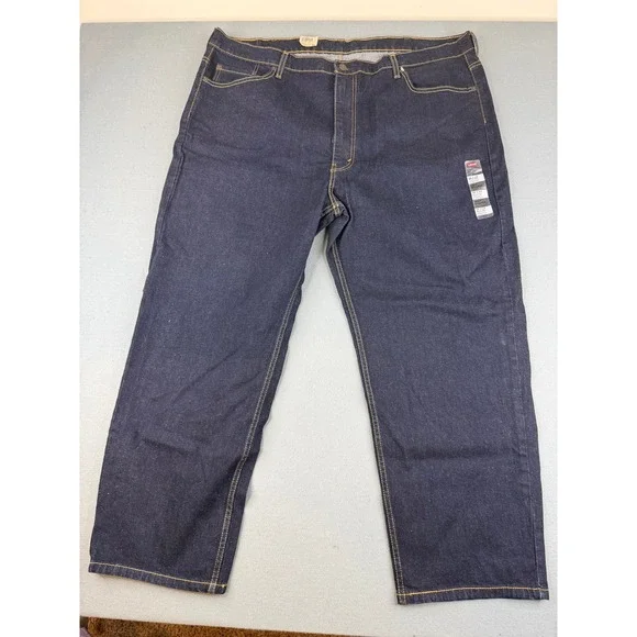 Levi's 550 Relaxed Fit‎ Jeans Mens 46x29 Dark Wash Big & Tall Stretch Denim