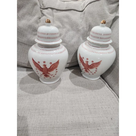 Ethan Allen Chinoserie Ginger Jar (both Jars)