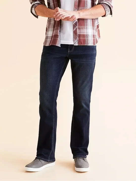 BKE Men's Stretch Regular Fit Jake Straight Jeans  |  Size: 33