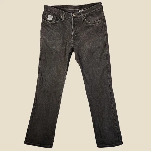 Cinch Jeans Men 34x30 Black Excellent Straight Leg Western Denim MB98034012