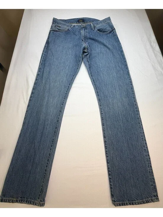 Polo Ralph Lauren Men's Jeans Hampton Relaxed Straight Mid Rise Size 34 Blue