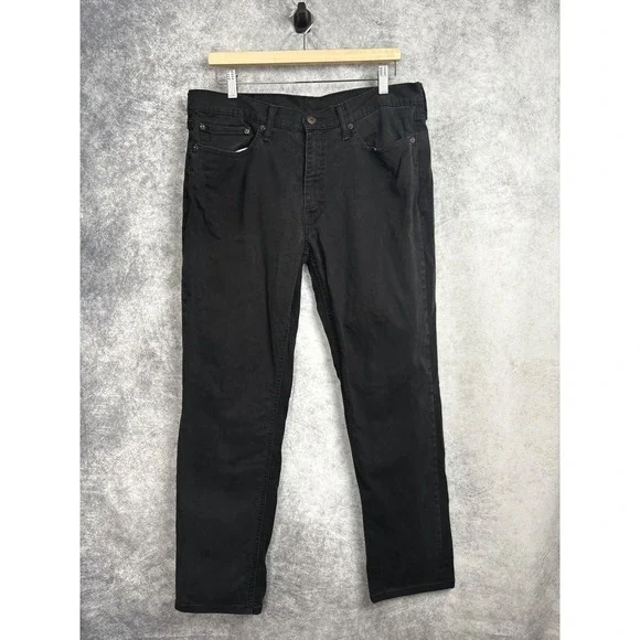Levi's Men's 541 Athletic Taper Jeans in  Black Stretch Denim Size 34x32
