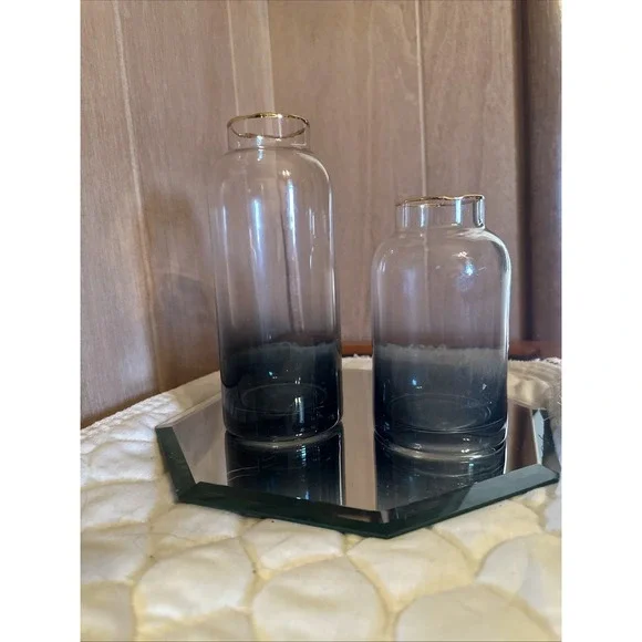 Potion Radiant Faded Blue And Clear‎ Vases