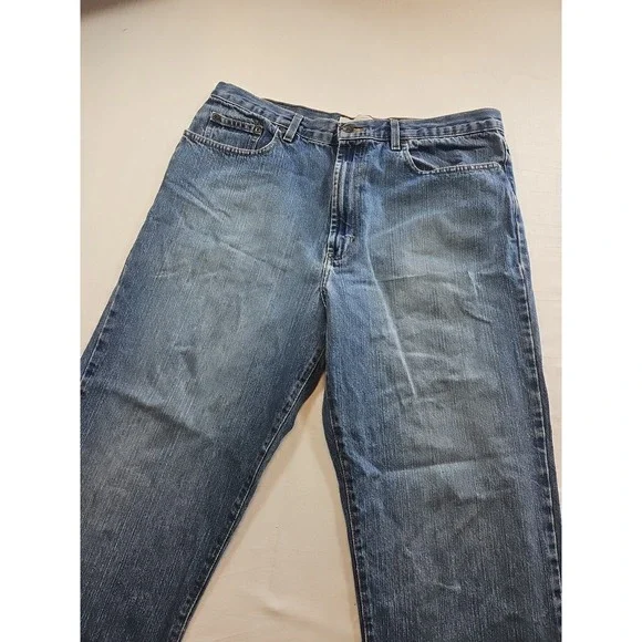 Urban Pipeline Jeans Mens 36x32  Blue Denim Relaxed Boot Cut Cowboy Faded farm