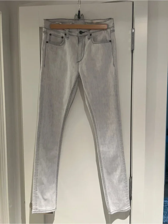 Rag & Bone Fit 1 Skinny Jeans - Men’s Size 29x32 - Light Gray 