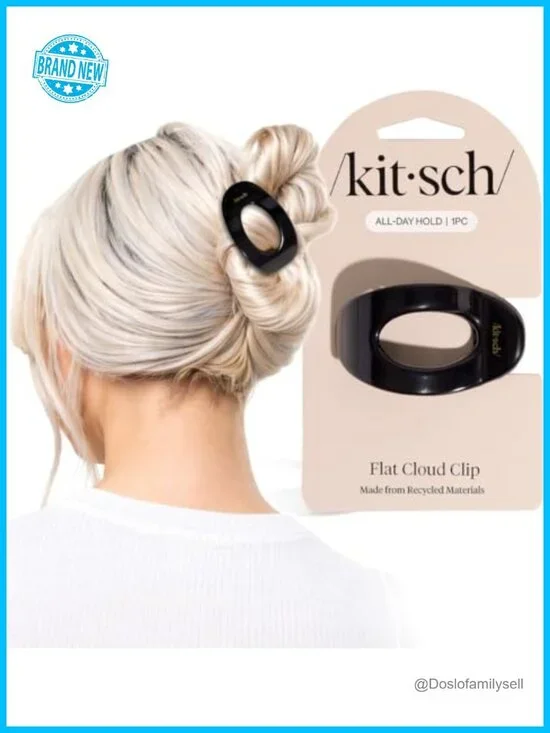 Small Flat Claw Hair Clips, Strong Hold for Thick & Fine Hair, Non-Slip