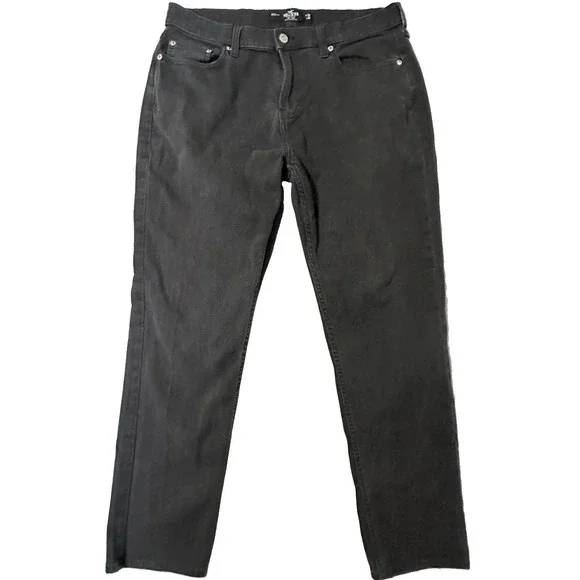 Hollister 90S Slim California Epic Flex 32 x 30 Men's Jeans Black Stretch!