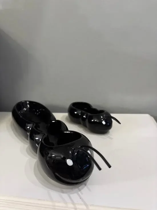 Black Ant Ceramic Planter: Boston Warehouse