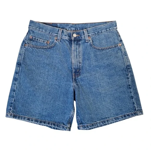 Vintage Levi's 550 Relaxed Fit Shorts Men's 34* Blue Denim Medium Wash 6.5