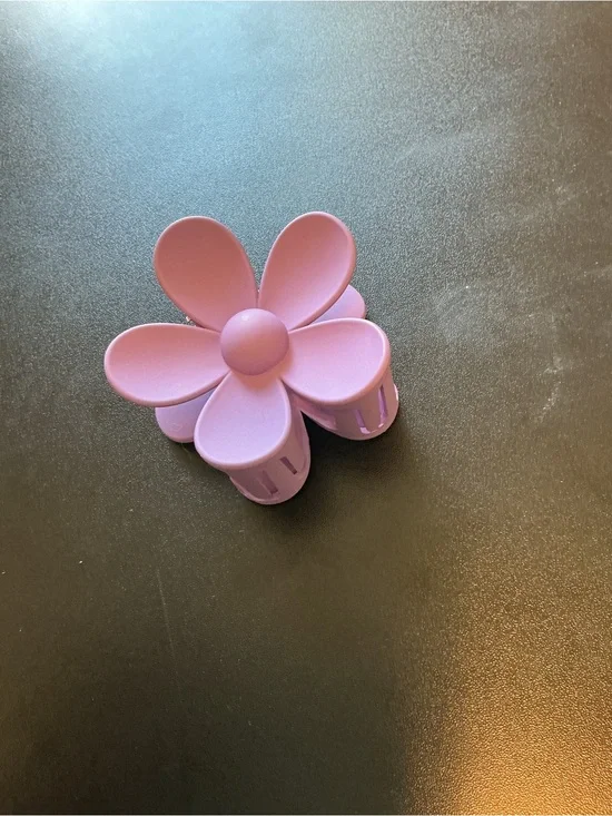 Purple Flower Hair Clip