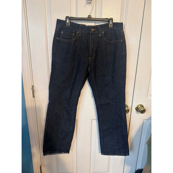 Sonoma Life Style Men's Dark Wash Straight Leg Jeans‎ Waist 33 Length 30