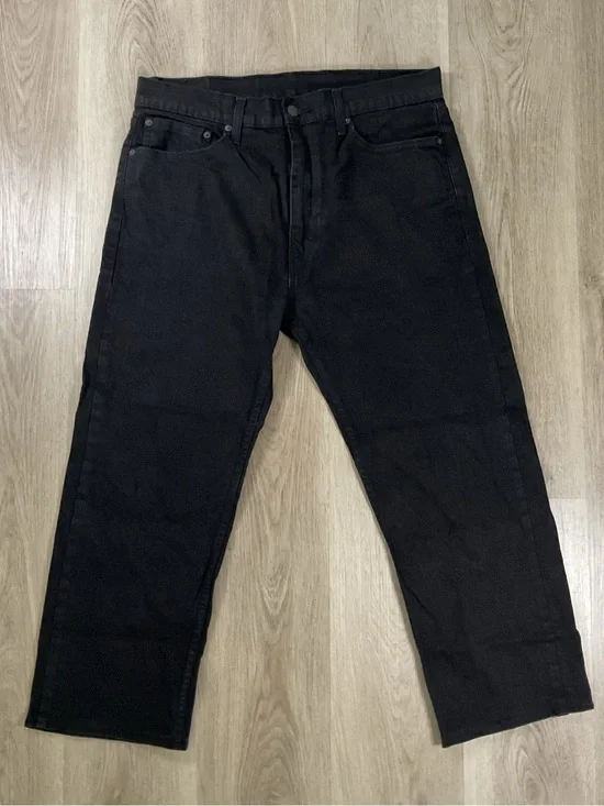 Levi's 505 Men's Black Relaxed Jeans Size 36x34 (Tailored)