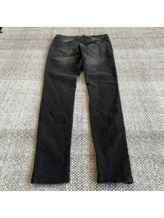 Represent Men's Essential Rust Slim Jeans Size 30 Black