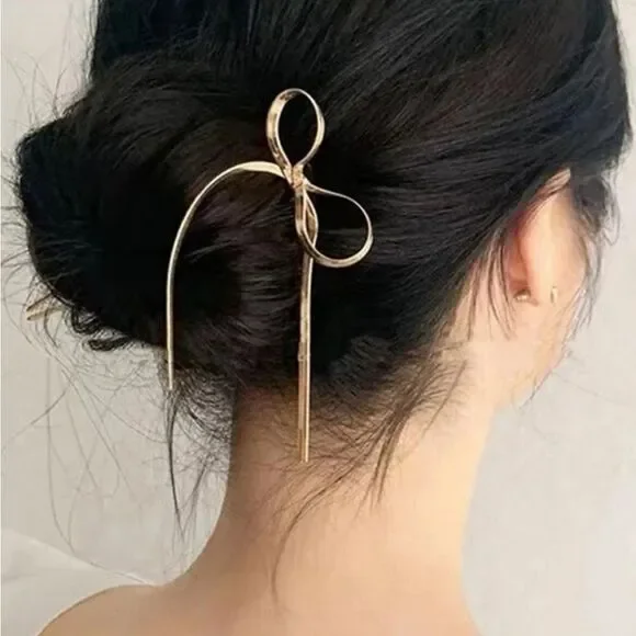 bow hair pin S520