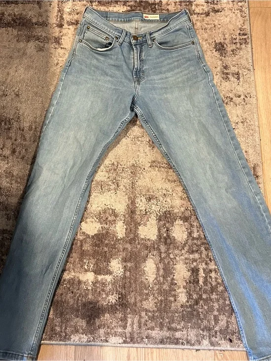 Wrangler Light Blue Relax Boot Mens Jeans