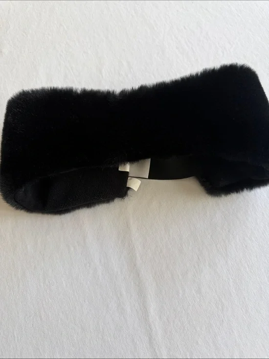 Bogner Black Faux Fur Headband - Women Accessories