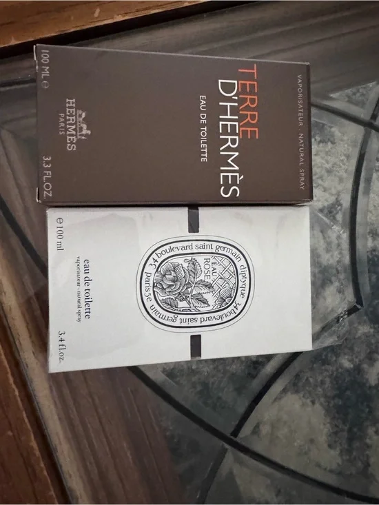 Hermes Terre d'Hermès Brown and Orange Boxed Eau de Toilette
