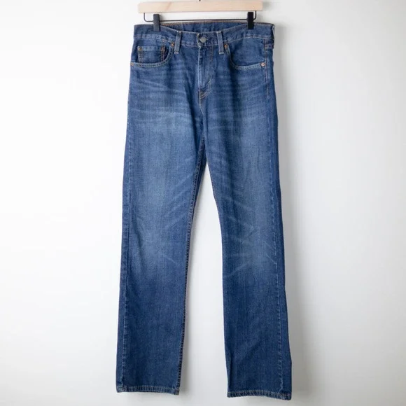 Levi's 527 Slim Bootcut Jeans Mens 30x32 Blue Medium Wash 100% Cotton Denim