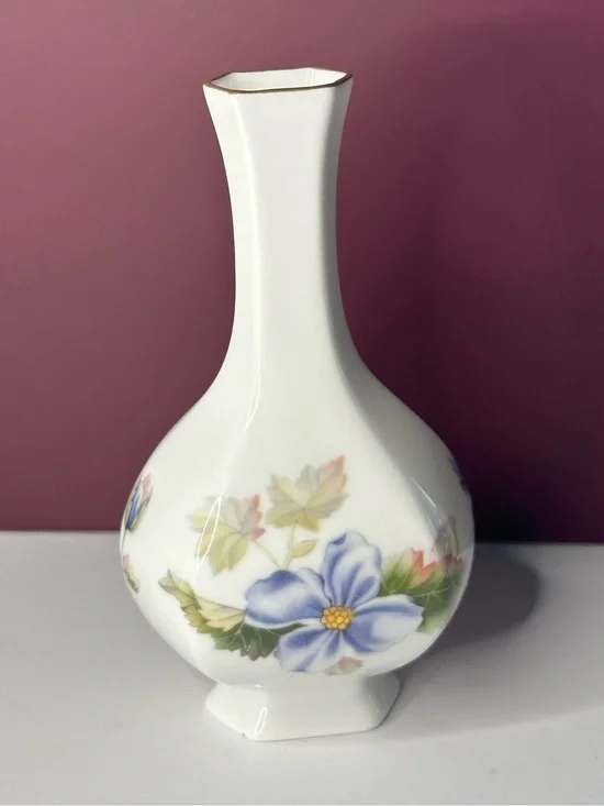 Royal Worcester Floral Bud Vase