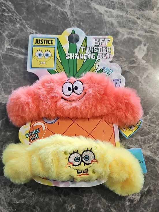 2 BFF Twisters Sponge Face And Patrick Face