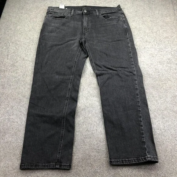 Levis 541 Jeans Mens 36x30 Black Charcoal Wash Athletic Straight Denim Pants
