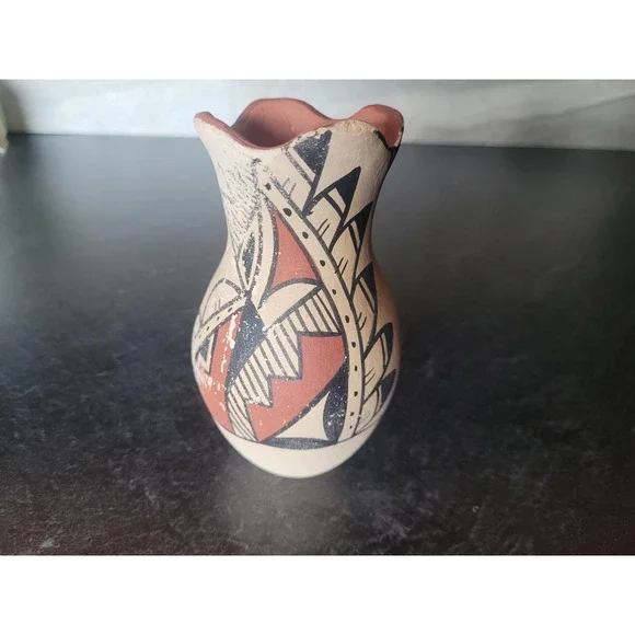 Vintage Southwestern Style Pottery Bud‎ Vase | 5