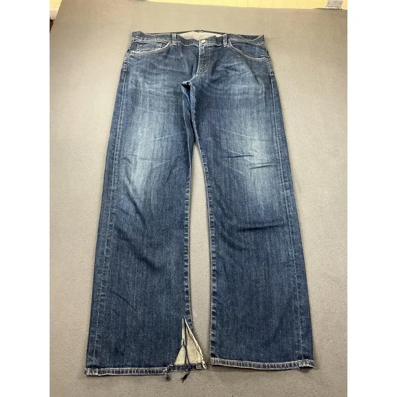 Citizens Of Humanity Core Slim Straight‎ Jeans Mens 40x31 Med Wash Stretch Denim