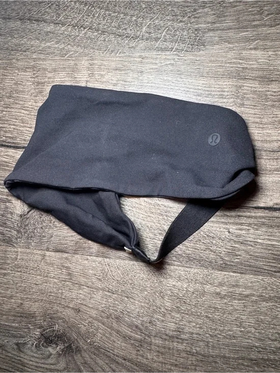 Lululemon Black Headband with Logo