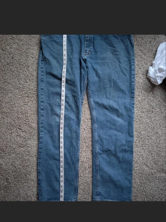 Wrangler Men's Straight Jeans Blue Denim