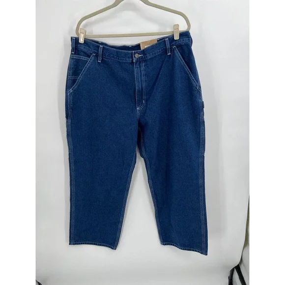 Carhartt B13 DST Loose Original Fit Work Dungaree Jeans Dark Stone 40x28 NWT