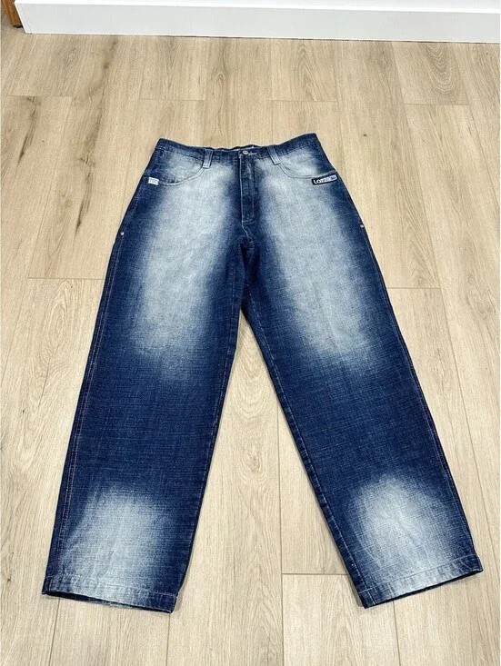 VTG Lot 29 Men's Jeans Size 34x31 Wide Leg Skater Y2K