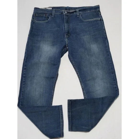 Levi's 502 Regular Taper Stretch Denim  Blue Jeans  Size Men's 38x30 Water  less