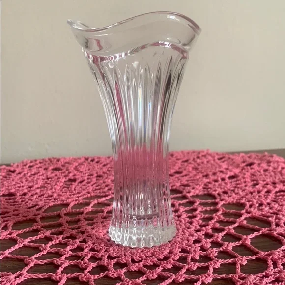 Elegant Clear Glass Vase