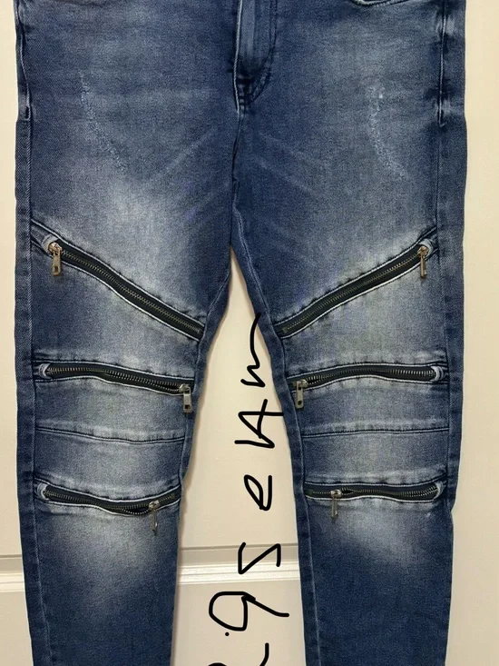 Zara Men Dark Blue Denim Jeans