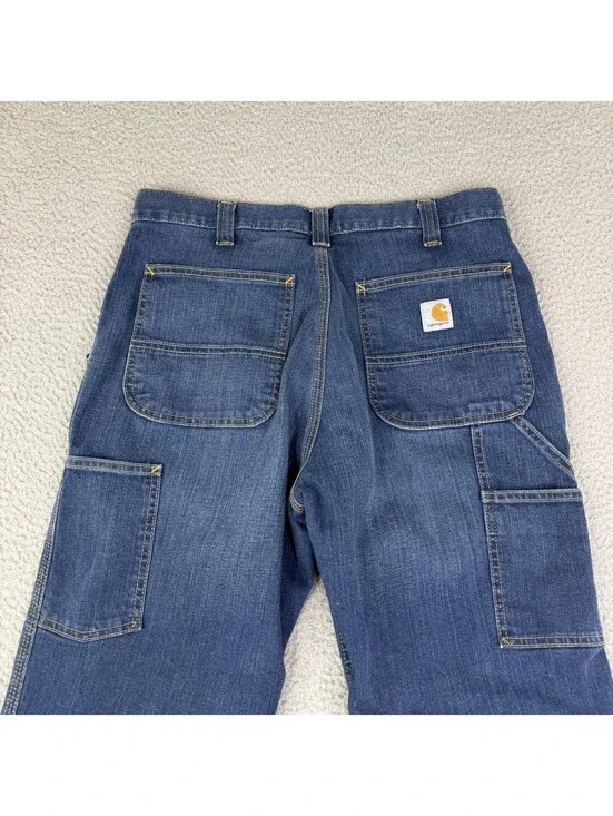 Carhartt Relaxed Fit Utility Carpenter Men's Jeans Size 33x30 EUC