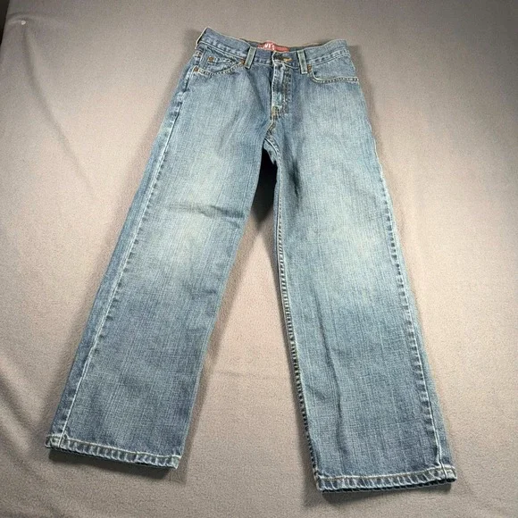 Levi's 550 Relaxed Fit Jeans Mens 27x27 (Meas. 26x26) Medium Wash Denim Blue