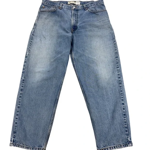 Levis 560 Comfort Fit Jeans Mens 38x29 Blue Medium Wash Relaxed Tapered Denim