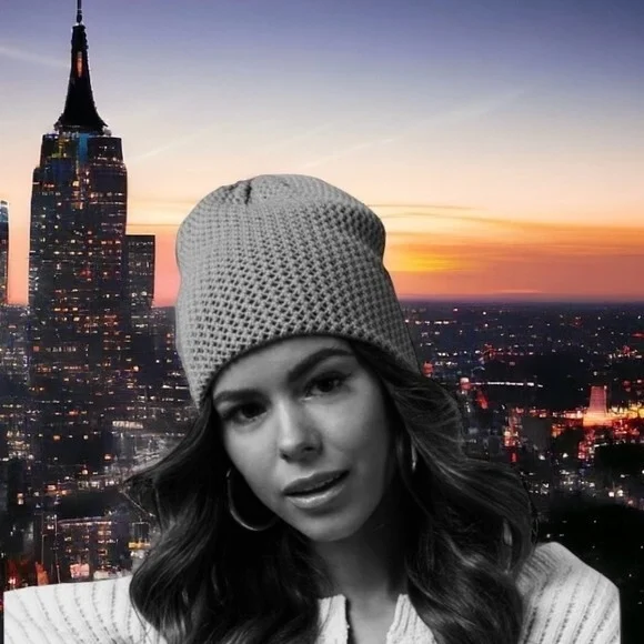 VICI Cloud Beanie Women's Grey Knit Hat 11