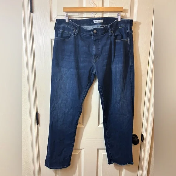 Mavi Dark Blue slim Straight Leg Jeans 40X30 40 X 30 Marcus