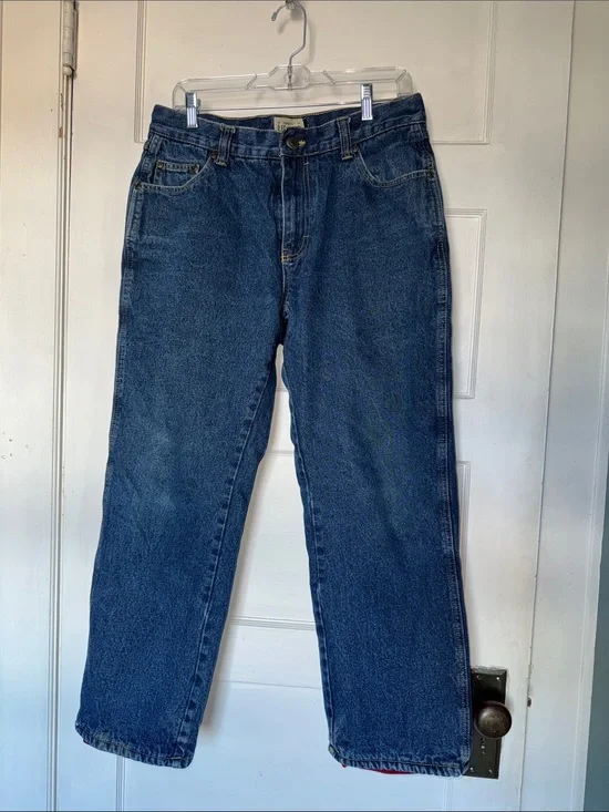 Red Head flannel lined jeans