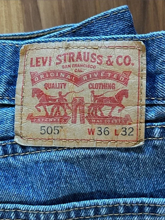 Levi's Men’s 505 Straight Jeans 36 x 32