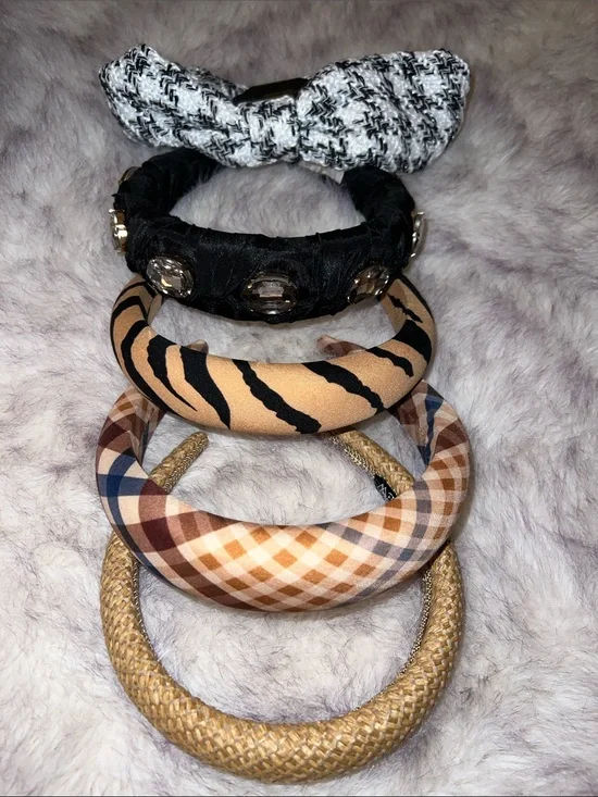 Five Headbands Various Brands including J. Crew and Anthropologie