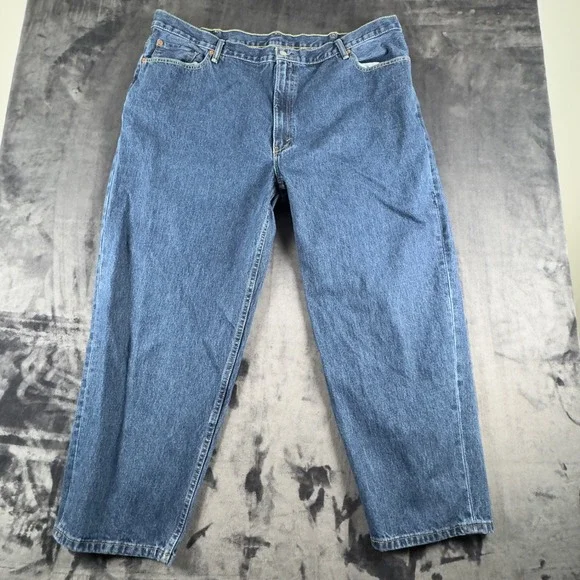 Levis 560 Comfort Fit Jeans Mens 42x29 Blue Loose Tapered Denim 2423