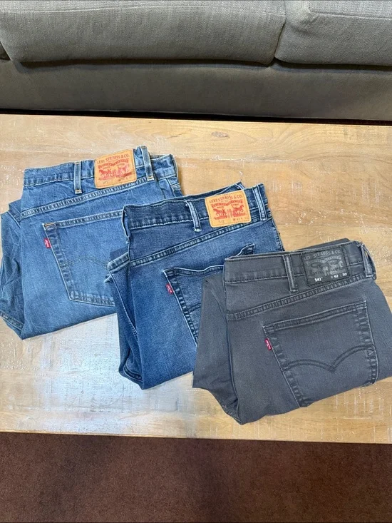 Levi's Men's Straight 541 Jeans bundle